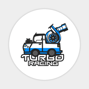 turbo racing car Magnet